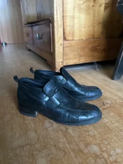 Loafers mit leichtem Absatz