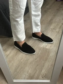 Loafers/Slippers Schwarz