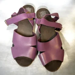 Loints of Holland paarse leren sandalen / clogs maat 37 – nieuw zonder prijskaartje