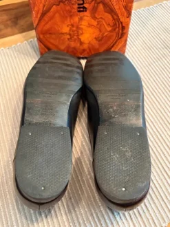 Lorenzo Banfi Damen Lederschuh schick, Größe 38,5, braune Lederriemen