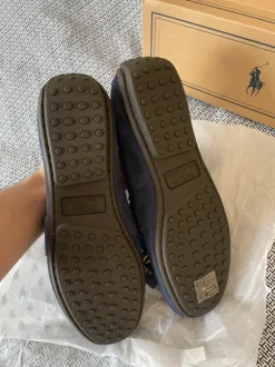 Luxus designer polo ralph lauren reynold driver shoe mocassin loafer schuhe 42 8
