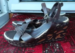 Magic M Keilsandaletten – Boho-Stil – Gr. 40