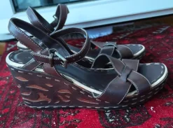 Magic M Keilsandaletten – Boho-Stil – Gr. 40