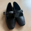Mango black ballet pumps / Mary Jane’s