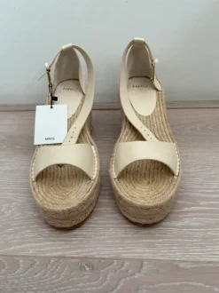 Mango cream, wedge espadrilles - size 41 (new)