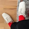 Mango derbies lace up shoes Calf Leather Ecru Creme