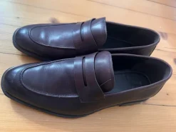Mango Echtleder Loafer braun