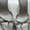 Mango kitten heels Sandalen weiß