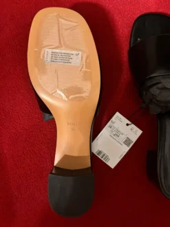 Mango Pantolette schwarz Größe 39