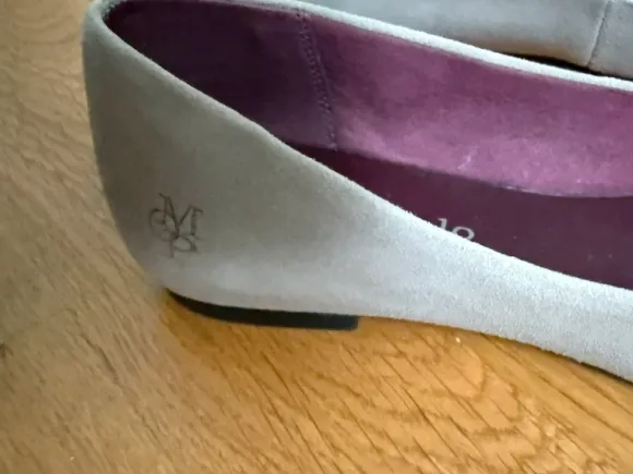 Marc O’Polo Ballerinas aus beigem Wildleder, Größe 37 (UK 4)