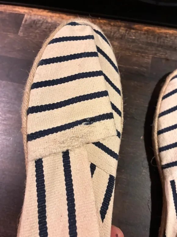 Marineblaue Espadrilles 44 fallen aber kleiner aus