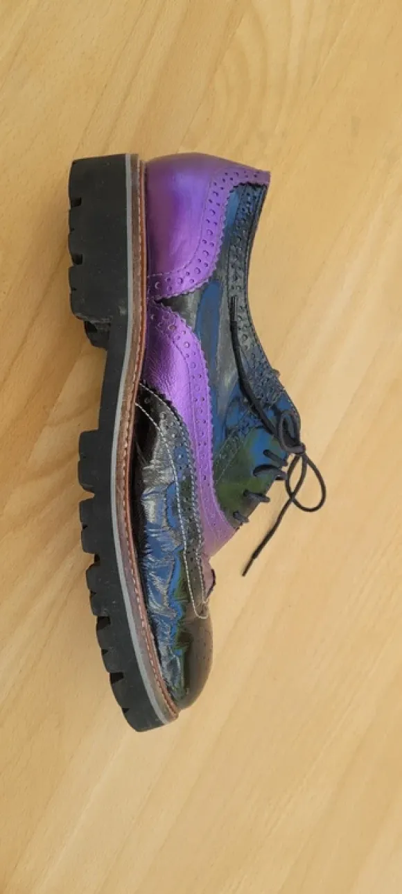 Maripé Loafer Lila Schwarz 41
