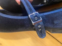 Mary Jane Ballerinas (samt und schwarz)