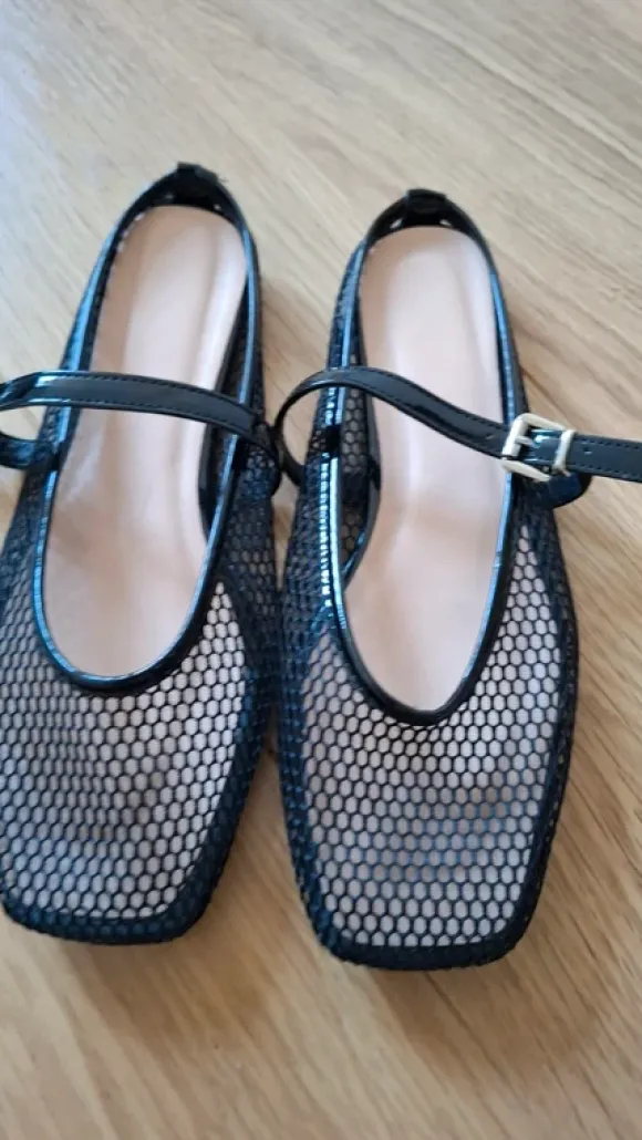 Mary jane mesh schoenen 38