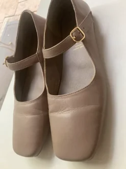 Mary Janes Ballerinas Spangenschuhe Leder