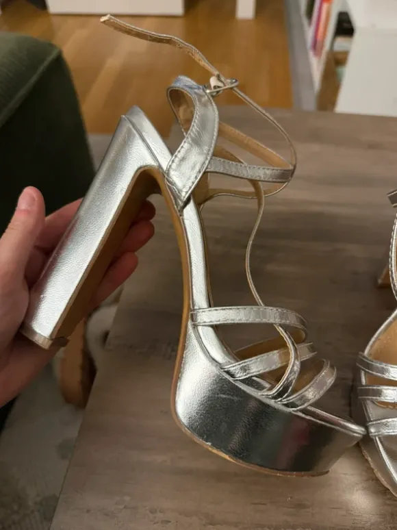 Marypaz silver heels