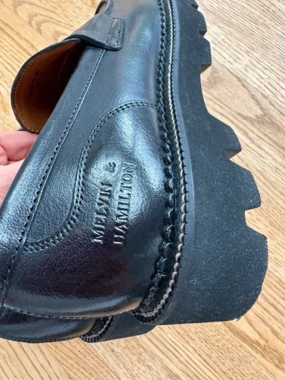Melvin & Hamilton Loafer schwarz Größe 38