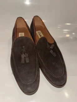 Men’s Real Leather Tassel Loafers Brown Smart Shoes NEW | Vinted