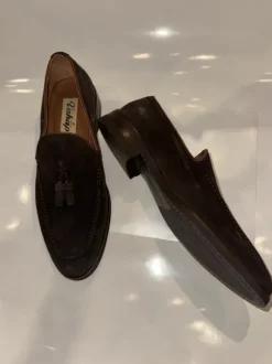 Men’s Real Leather Tassel Loafers Brown Smart Shoes NEW | Vinted