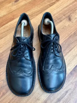 Mephisto Volllederschuhe im Budapester Stil, Gr. 45