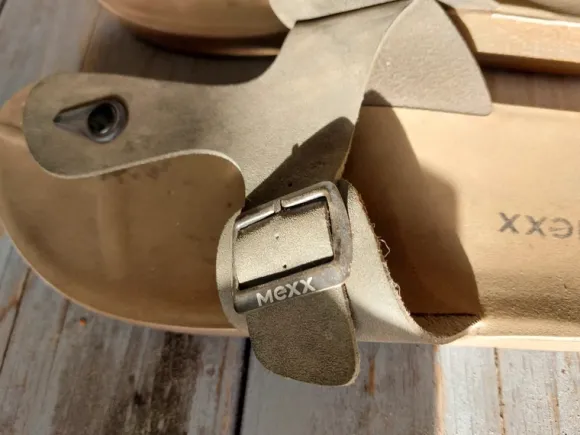 Mexx leren teenslippers/sandalen