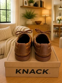 Mocassins bateau KNACK – Marron – Style décontracté chic