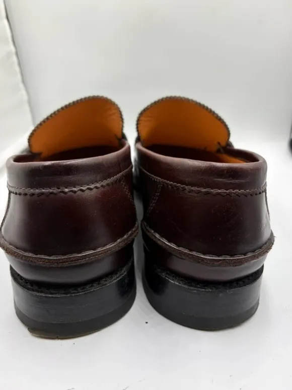 Mocassins en cuir marron Van Bommel.S621