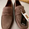Mocassins en daim taille 43