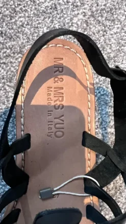 Mr & Mrs You Leder Sandalen Gr. 43 Made in Italy