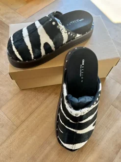 Mules Pantoletten Clogs Gr. 39 Echtleder