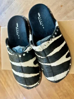 Mules Pantoletten Clogs Gr. 39 Echtleder