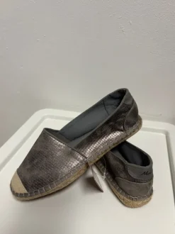 Mustang Espadrilles Gr.39 grau Silber Neu mit Etikett