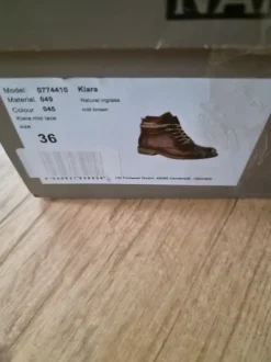 Napapijri , Damen Boots, Brauner Boots, Schnurschuhe, Gr.36 Leder Boots, Stiefeletten, Lederschuhe!