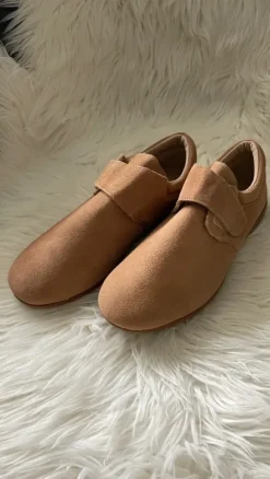 NEU ! Herrenschuhe mit Klettverschluss La Confortaise / braun,beige / 42