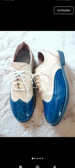 NEU Oxford-Brogues 41 + Memoryfoameinlage