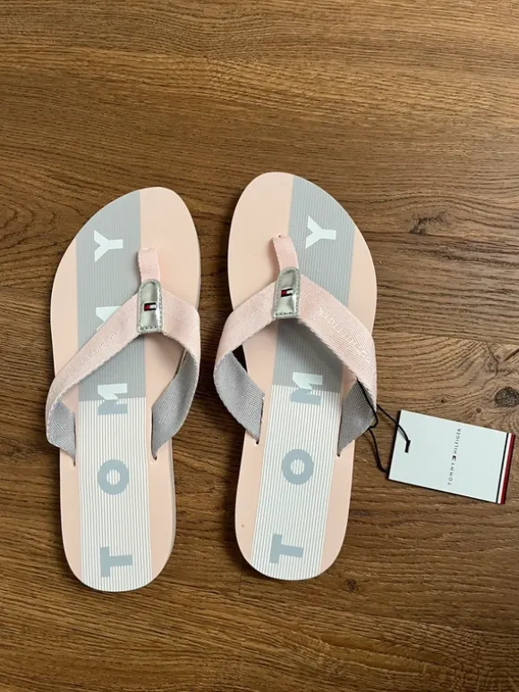 NEU! Tommy Hilfiger Zehentrenner Gr.40 rosa