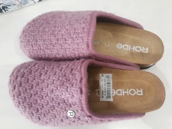 NEUE Pantolette Hausschuhe von RHODE in Gr. 37