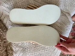 Neuwertige see bey Chloe Pantolette 41 beige weiss
