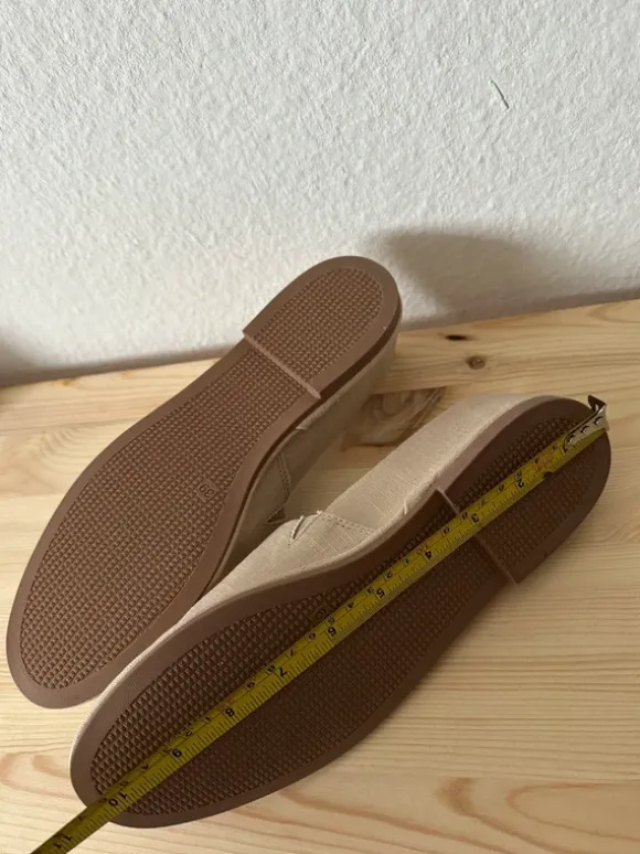 New beige shoes