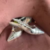 New Look Slingback-Pumps in Silber (Metallic-Optik)