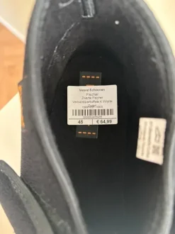Nieuw! Fischer verbandpantoffel zwart maat 45