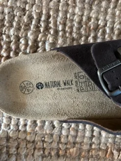Nieuw slippers/ sandalen leer