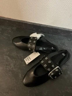 Nieuwe slingbacks maat 36 zwart h&m meisje zomer schoenen trendy