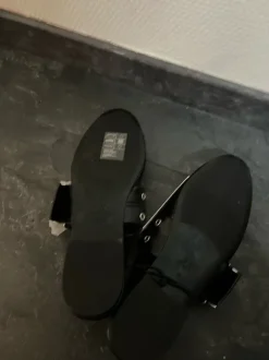 Nieuwe slingbacks maat 36 zwart h&m meisje zomer schoenen trendy