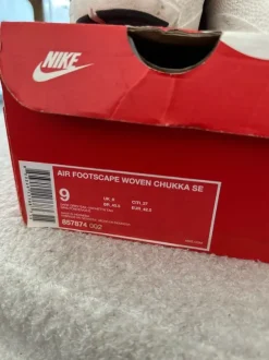 Nike air footscape woven chukka se