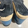 Nike Air Jordan 1 Mid – Blau/Weiß – Vintage Look – getragen