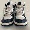 Nike Air Jordan 1 mid white navy - maat 43 - slechts 3 x gedragen