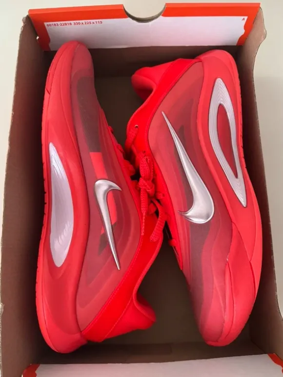 Nike A’one Wilson Basketballschue Bright crimson rot 44,5 , 28,5 cm