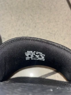 Nike Badeschlappen schwarz, weißes Logo Größe 39