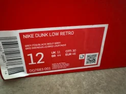 Nike Dunk Low Retro Sneaker, Gr. 46